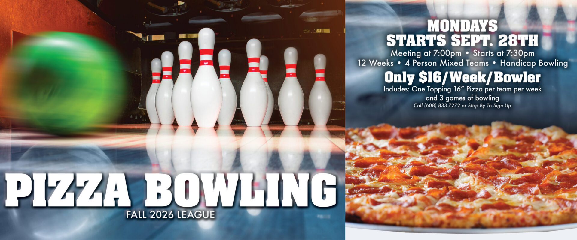 Pizza Bowling League